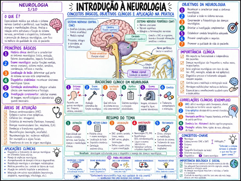Neurologia 1/10: Introdução à Neurologia