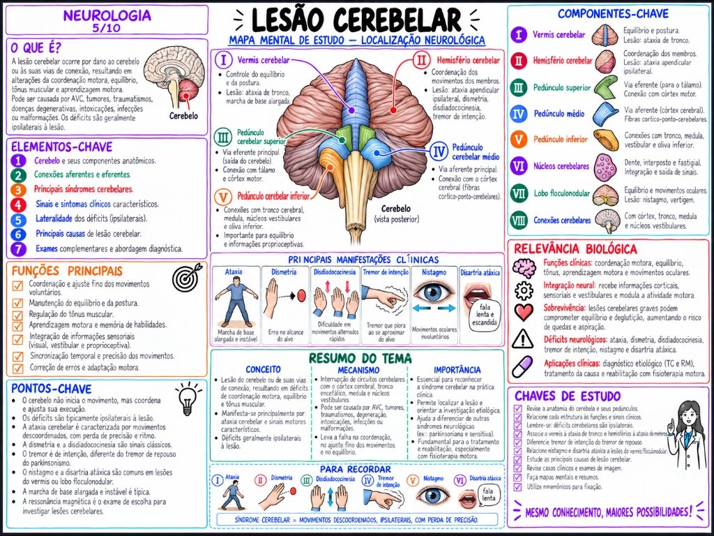 Neurologia 5/10: Lesão Cerebelar
