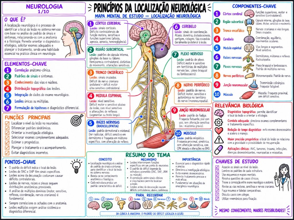 Neurologia 1/10: Princípios da Localização Neurológica
